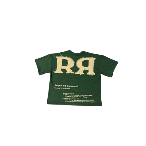 Green Respect Required Oversized Tee