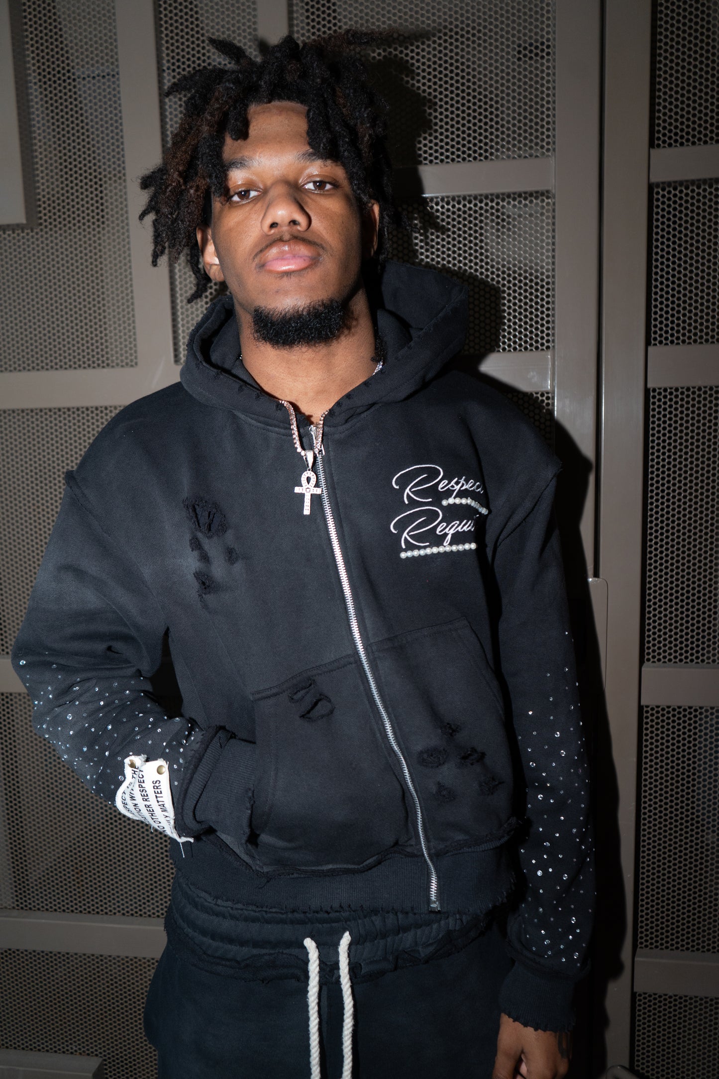 Black 'Sorry Not Sorry' Tracksuit