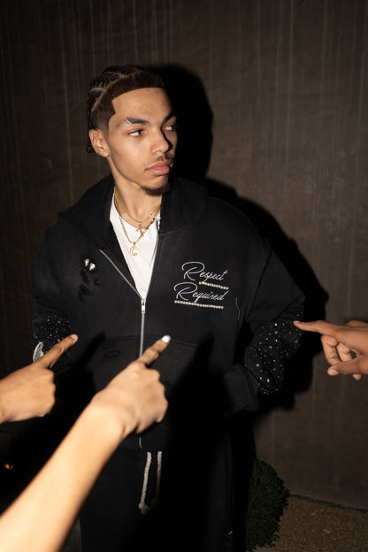 Black 'Sorry Not Sorry' Tracksuit